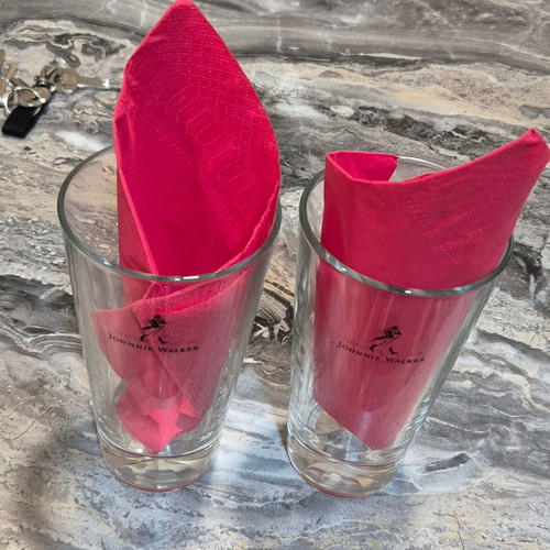 Johnnie Walker collectible glass set of 6 like new