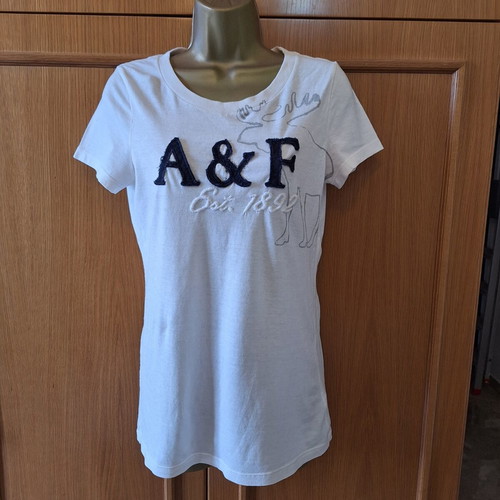 Abercrombie & Fitch Kids T Shirt size Large used, white