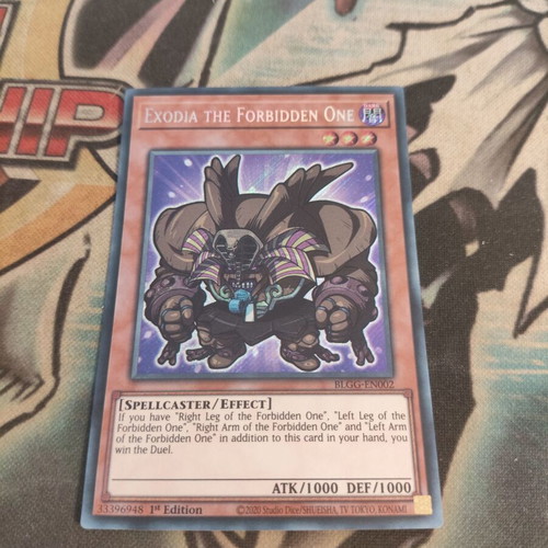 Exodia the Forbidden One Yu-Gi-Oh card like new, Secret Rare