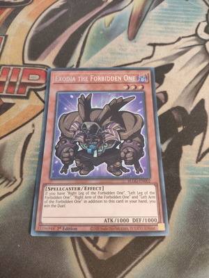 Exodia the Forbidden One Yu-Gi-Oh card like new, Secret Rare