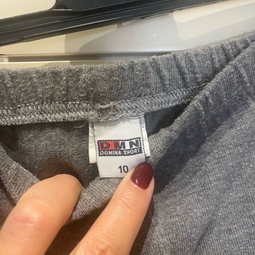 Girls' gray DMN leggings like new, size 10