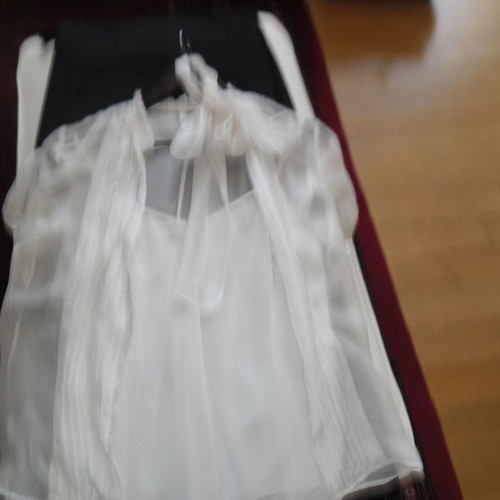 Madeleine silk shirt like new, 3-piece set, size L