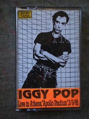 Iggy Pop Live in Athens 3/9/88 κασέτα μεταχειρισμένη, rock