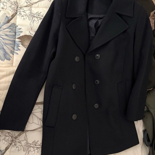 Classic Italian wool jacket like new, size S/M, navy