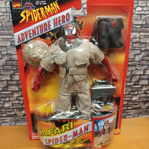 Spider-Man Adventure Hero Safari Toy Biz Marvel vintage collectible new