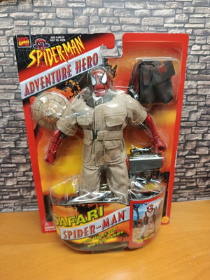 Spider-Man Adventure Hero Safari Toy Biz Marvel vintage collectible new