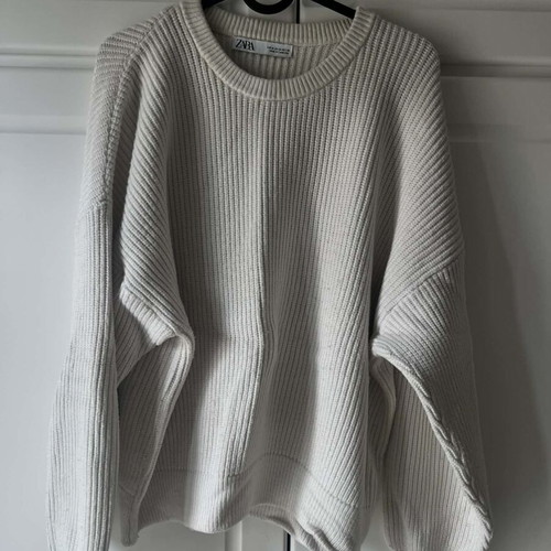 Zara white pullover like new, size M and L