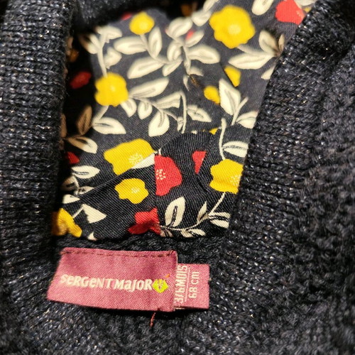 Sergent Major hooded cape new, 3-6 months, 68 cm
