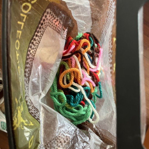 Knitting needles wool and embroidery set like new