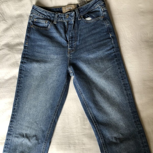 JJXX Women's Slim High Waist Jeans New, Size XS/S, Blue Cotton Stretch