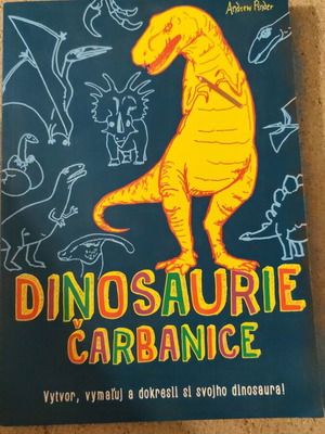 Dinosaurie Carbance Children's Book New from Slovakia with Doodles