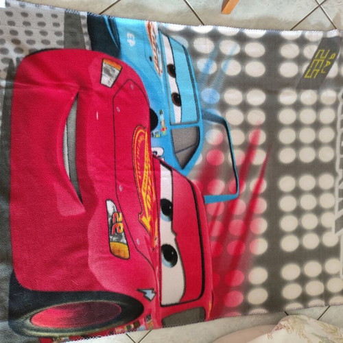 McQueen Cars fleece blanket like new, 150cm x 100cm
