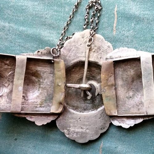 Authentic Antique Silver Buckle 30cm, like new, 19th century
