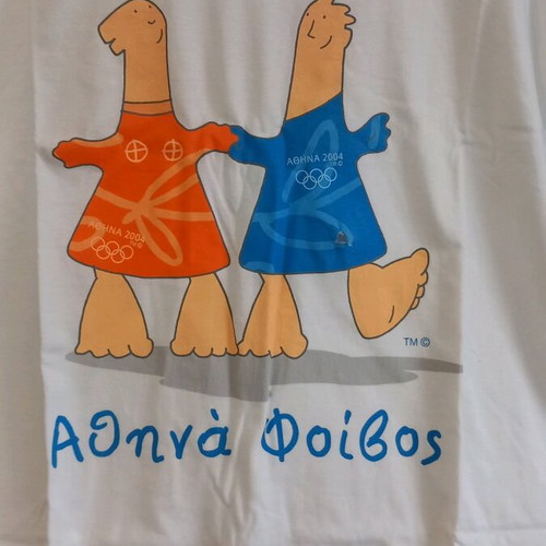 Olympic Games 2004 Athens Phoebus collectible t-shirt new medium