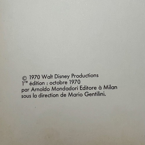 La Fabuleuse Histoire De Mickey French comic book like new, 1970 edition