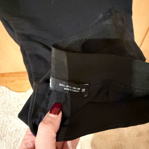 Zara chino pants like new, set of 2, black and blue