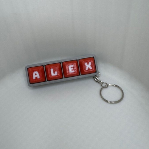 Personalized Keychain Clicker Keyboard like new