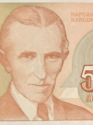 Yugoslavia 5,000 Dinara 1993 banknote used
