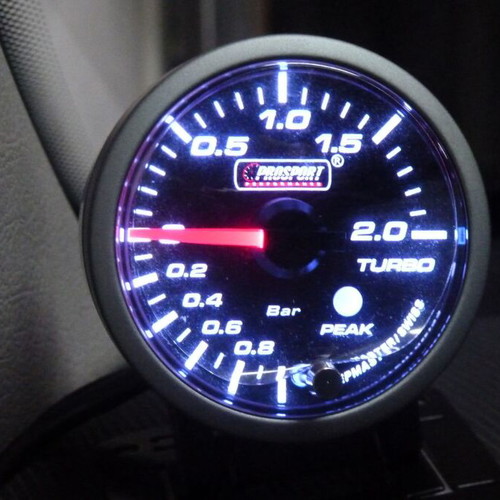 Prosport Barometer Premium Smoke Lens used with Stopmeter