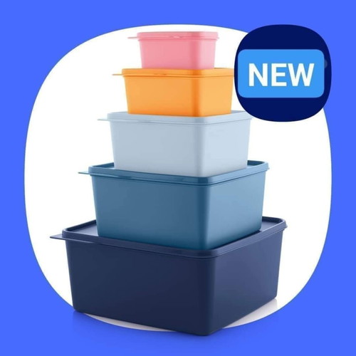 Fresh containers set of 5, airtight and watertight