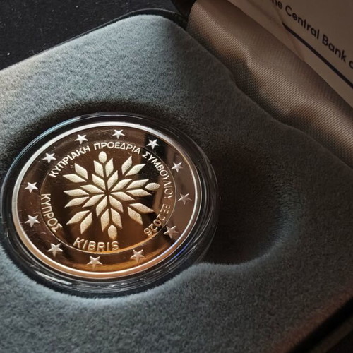 Cyprus 2 Euro 2026 Proof Coin Certified by Central Bank