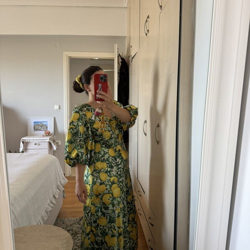 Asos Design Lemon Dress size 36 like new