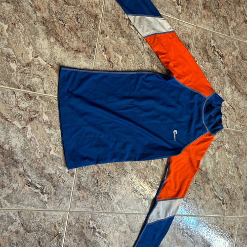 Boys' beach shirt used, size 10, blue