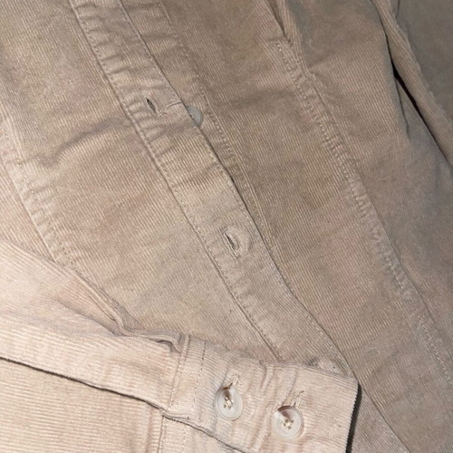 Beige corduroy dress Bershka like new, can be worn as jacket