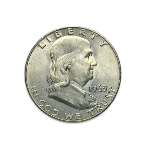 Silver USA Half Dollar 1963 used