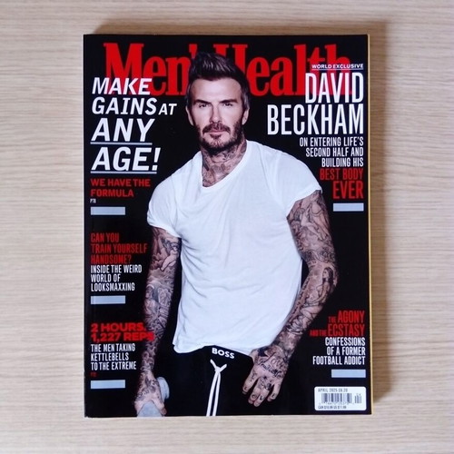 Men's Health Magazine April 2025 David Beckham World Exclusive
