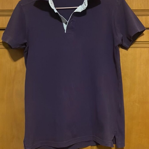 Enzo short-sleeve shirt used, size small, purple