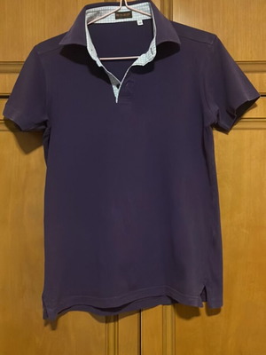 Enzo short-sleeve shirt used, size small, purple