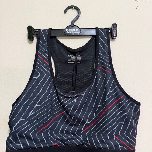 Walk sports bra new, size L, black