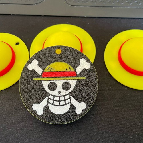 Luffy Hat Keychain new from One Piece