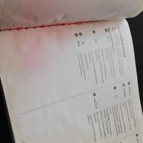 Opel CD 30 user manual used