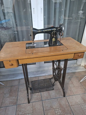 Singer sewing machine foot-operated made to order