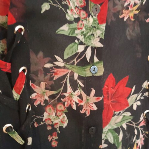 Bershka asymmetrical floral dress like new, size M-L