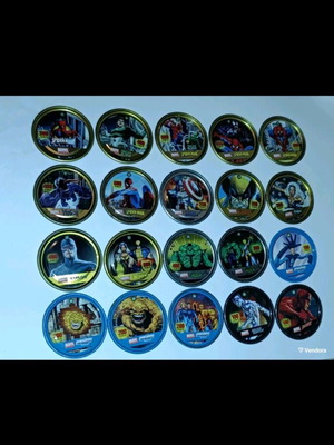 Metal Marvel Cheetos Tazos used caps