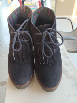 Tommy Hilfiger blue ankle boots like new, size 40