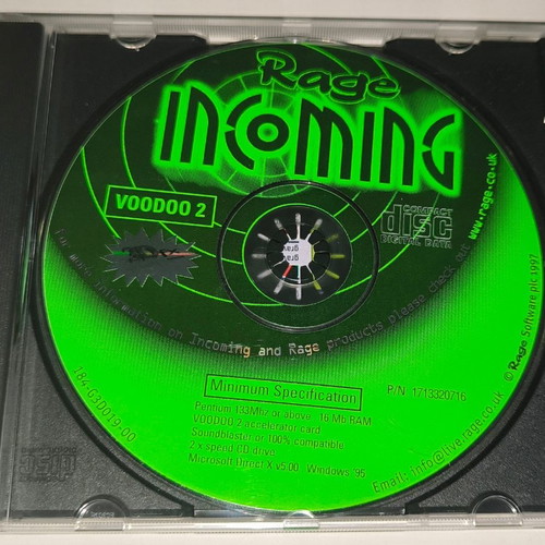 Incoming PC game used, shooting 1998