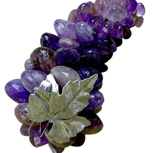 Amethyst Handmade Decorative Grape Cluster 510g