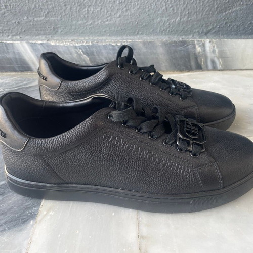 Gianfranco Ferre Leather Sneakers size 45 new, black