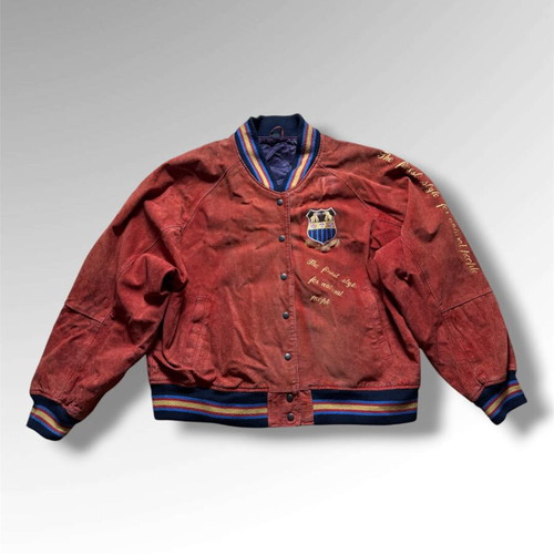 Vintage 1980s Made In Korea College Jacket men's small, like new