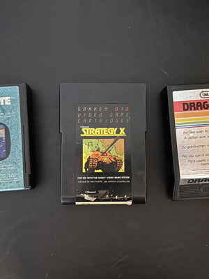 Παιχνίδια Atari 2600 μεταχειρισμένα Frostbite Strategy X Dragonfire με manual