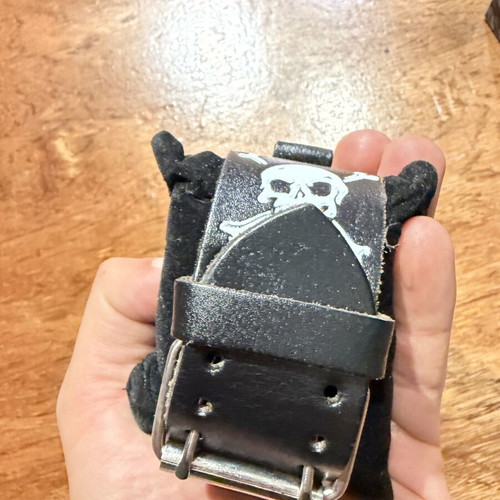 Nemesis watch with leather strap