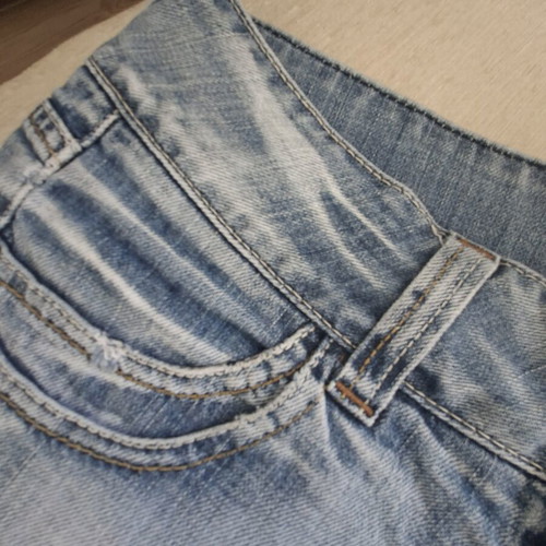 Bershka short blue denim shorts
