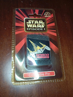 Star Wars Collectible Pin Naboo Starfighter 1999 Cloisonne New