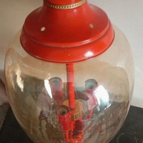 Ceiling light like new, 1990s with three lamp sockets