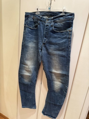 Jeans Raw size W33 L34 like new, blue