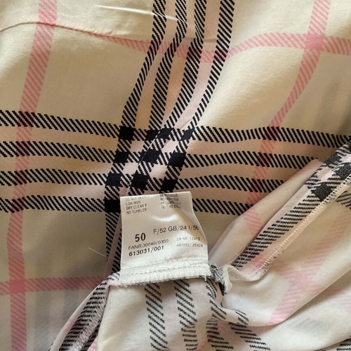 Basler shirt size 50 like new, white and pink